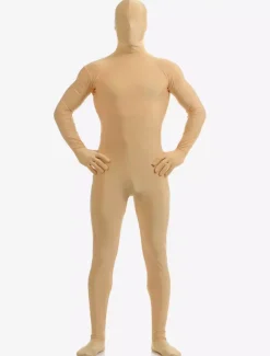 Light Tan Zentai Suit Adults Morph Suit Full Body Lycra Spandex Bodysuit for Men