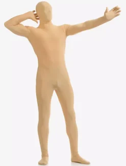 Light Tan Zentai Suit Adults Morph Suit Full Body Lycra Spandex Bodysuit for Men