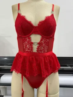 Lingerie Teddies Cut Out Backless Black Sexy Teddies For Women
