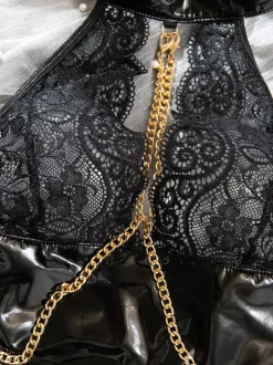 Lingerie Teddies Lace Up Shaping Black Sexy Teddies For Women