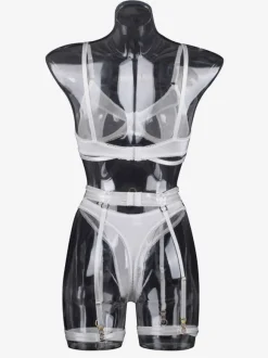 Lingerie Bras Bra For Woman Black 3-Piece Sexy Hot Underwear