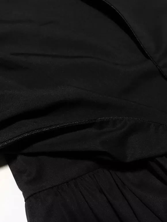 Little Black Dress Spaghetti Straps Flared Birthday Party Mini Dresses
