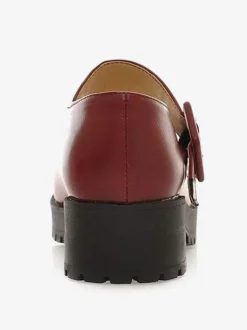 Lolita Footwear Leather Puppy Heel Round Toe Lolita Shoes