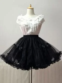 Lolita Petticoat Black Solid Color Petticoat
