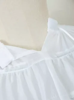 Lolita Petticoats 3 Hoops Crinoline Short White Lolita Underskirt