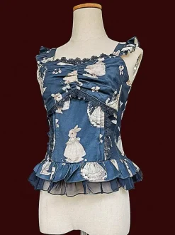 Lolita Specials Lolita Top Vest Costumes Classic Light Apricot Sleeveless