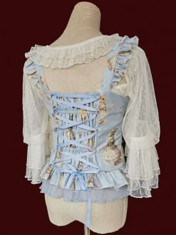 Lolita Specials Lolita Top Vest Costumes Classic Light Apricot Sleeveless