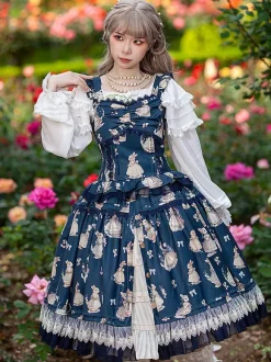 Lolita Specials Lolita Top Vest Costumes Classic Light Apricot Sleeveless