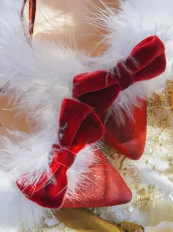Lolita Wedding Dress Lolita Footwear Red Bows Stiletto Heel Lolita Pumps