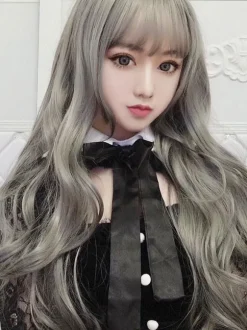 Lolita Wig Long Heat Resistant Fiber Tousled Wavy Lolita Hair Wig