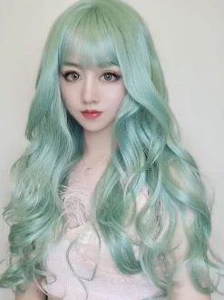 Lolita Wig Long Heat Resistant Fiber Tousled Wavy Lolita Hair Wig