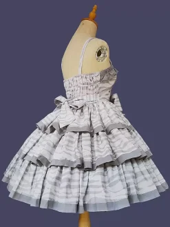 Lolita Dresses Tea party style Lolita skirt Bows Sleeveless Polyester Sweet Deep Apricot