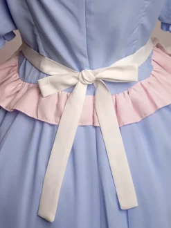 Lolita Pink Maid Outfit Suit Sweet Uniform Princess Dress Set Cosplay Costumes