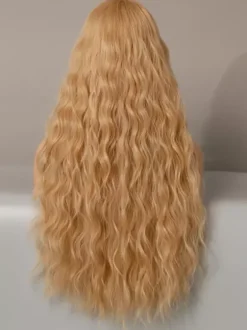 Long Curly Wig Middle-parted Synthetic Daily Wig For Women 2026