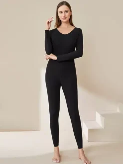 Long Johns Base Layer Thermal Underwear Set For Women 2026