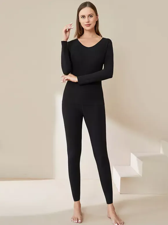 Long Johns Base Layer Thermal Underwear Set For Women 2026