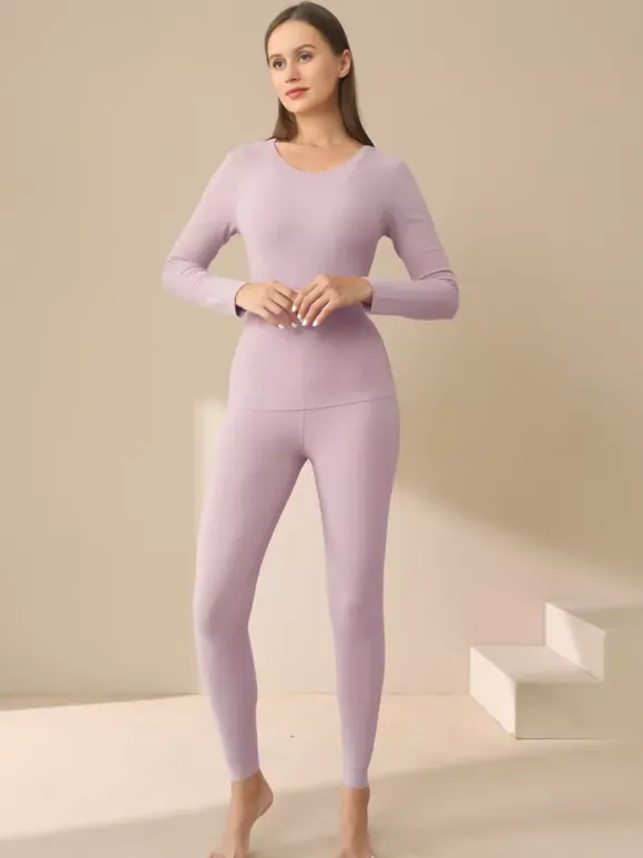 Long Johns Base Layer Thermal Underwear Set For Women 2026