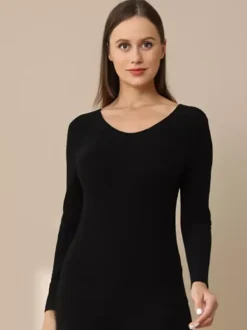 Long Johns Base Layer Thermal Underwear Set For Women 2026