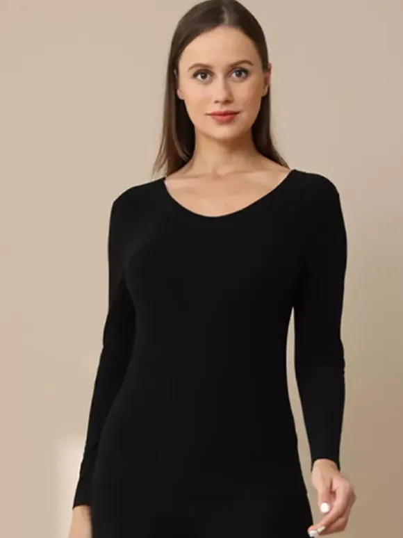Long Johns Base Layer Thermal Underwear Set For Women 2026