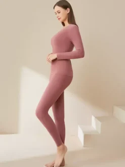 Long Johns Base Layer Thermal Underwear Set For Women 2026