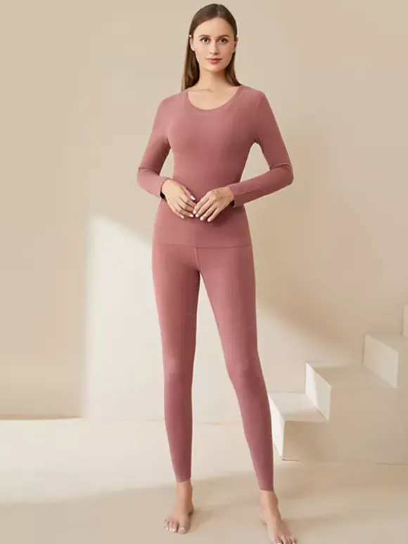Long Johns Base Layer Thermal Underwear Set For Women 2026