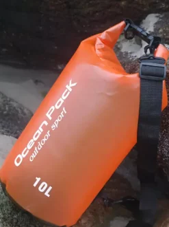 10L Semi Clear PVC Roll Top Waterproof Dry Bag Ocean Pack