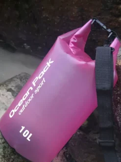 10L Semi Clear PVC Roll Top Waterproof Dry Bag Ocean Pack