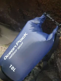 10L Semi Clear PVC Roll Top Waterproof Dry Bag Ocean Pack