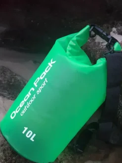 10L Semi Clear PVC Roll Top Waterproof Dry Bag Ocean Pack