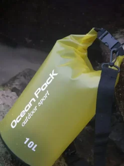 10L Semi Clear PVC Roll Top Waterproof Dry Bag Ocean Pack