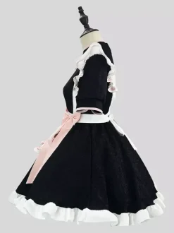 Maid Lolita Cosplay Costume Chinese Style Sweetheart Cheongsam Dress Party Waitress Role Play