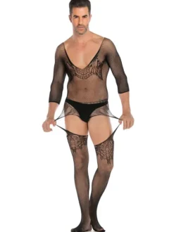 Man Sexy Bodystockings Sheer Lingerie