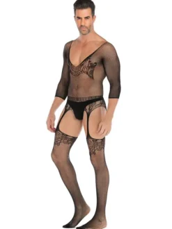 Man Sexy Bodystockings Sheer Lingerie