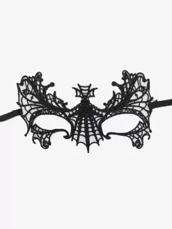 Masquerade Party Mask Costume Women Dating Deep Gray Lace Mask