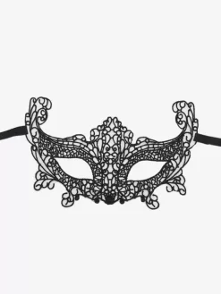 Masquerade Party Mask Costume Women Dating Deep Gray Lace Mask