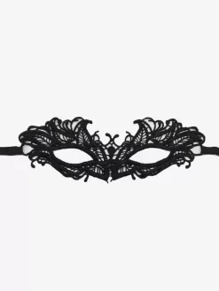 Masquerade Party Mask Costume Women Dating Deep Gray Lace Mask