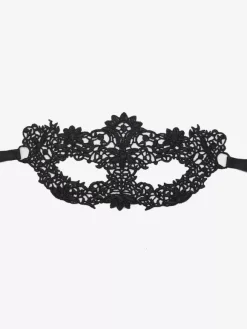 Masquerade Party Mask Costume Women Dating Deep Gray Lace Mask