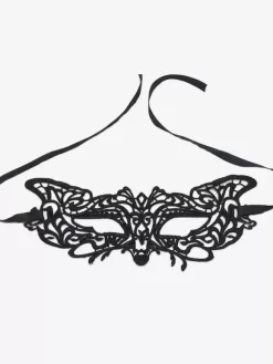 Masquerade Party Mask Costume Women Dating Deep Gray Lace Mask