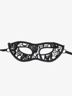 Masquerade Party Mask Costume Women Dating Deep Gray Lace Mask