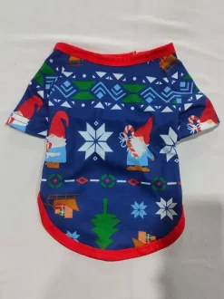 Matching Family Christmas Print Pajamas In Deep Navy And Red Trim 2026