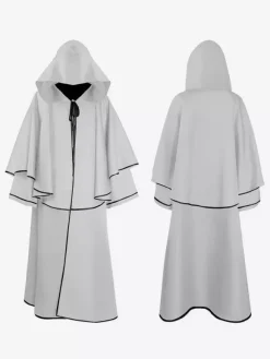 Medieval Capes Hooded Robes Monk Cloaks Burgundy