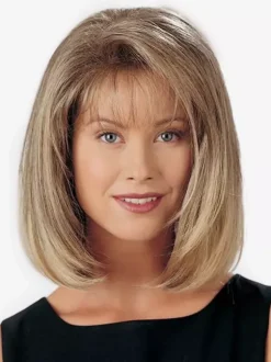 Medium-length Bob Wig With Air Bangs Vintage Synthetic Wig For Women 2026