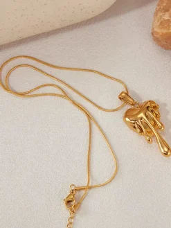 Melting Heart Necklace For Women 2026