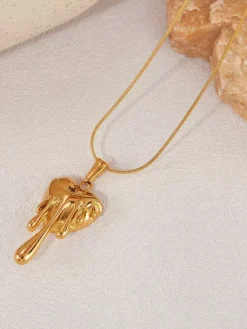 Melting Heart Necklace For Women 2026