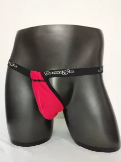 Men Adjustable Pouch Thong Low Rise Elastic Waistband Sexy G String Underwear