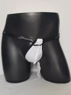 Men Adjustable Pouch Thong Low Rise Elastic Waistband Sexy G String Underwear