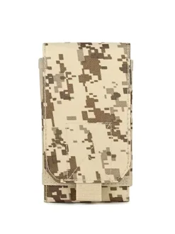 Men Bag Grey Nylon Camouflage Waist Bag