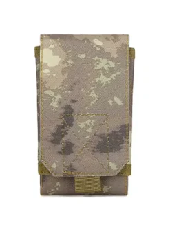 Men Bag Grey Nylon Camouflage Waist Bag