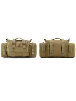 Men Bag Khaki Nylon Commuter Bag A Field Bag