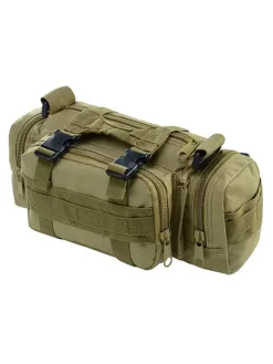 Men Bag Khaki Nylon Commuter Bag A Field Bag